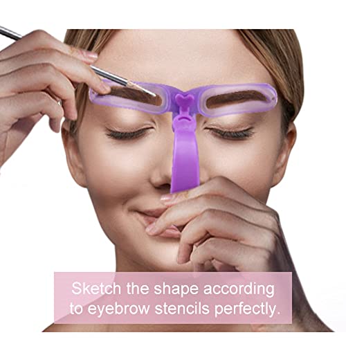 Eyebrow Stencils, Eyebrow Template, Eyebrow Shaping Kit,8 Styles Reusable Eye...
