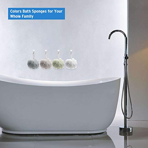 AmazerBath Shower Bath Sponge 75g Shower Loofahs Balls for Body Wash Men Wome...