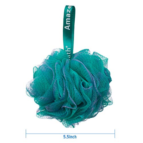 AmazerBath Shower Bath Sponge Shower Loofahs Balls 60g/PCS for Body Wash Bath...