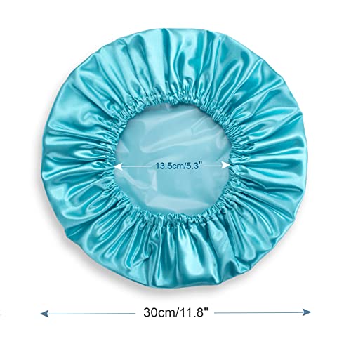 AmazerBath Shower Caps for Women Reusable Waterproof, 4 Pack Women Shower Cap...