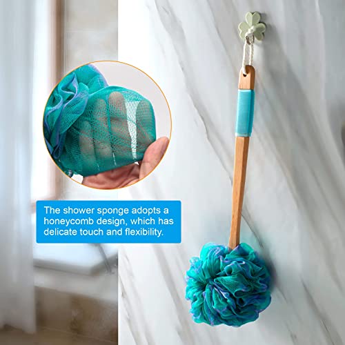 AmazerBath Shower Sponge Loofah Back Scrubber, PE Soft Mesh Loofah Body Scrub...