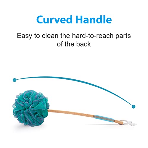 AmazerBath Shower Sponge Loofah Back Scrubber, PE Soft Mesh Loofah Body Scrub...