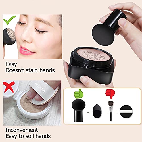 Air Cushion CC Cream Mushroom Head Foundation, Amazfly Moisturizing BB Cream ...