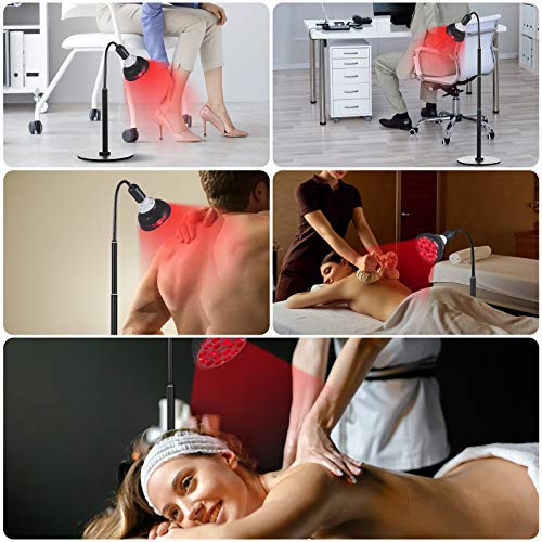 MiGGMM 54W 18 LEDs Red Light Therapy,19"-78"Height Free Adjustment,660nm Red ...