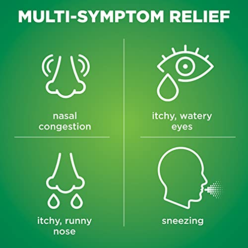 Amazon Basic Care Allergy symptom Reliever nasal spray 3 x 120 metered sprays...