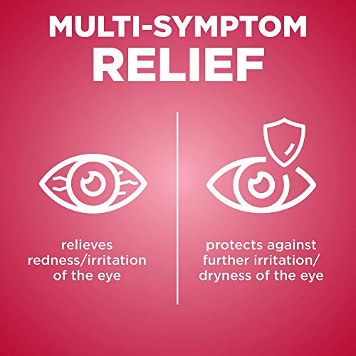 Amazon Basic Care Eye Drops Advanced, Lubricant/Redness Reliever, 0.5 Fl Oz