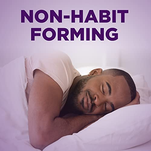 Amazon Basic Care Night Time Sleep-Aid Liquid, Helps You Fall Asleep, Relieve...