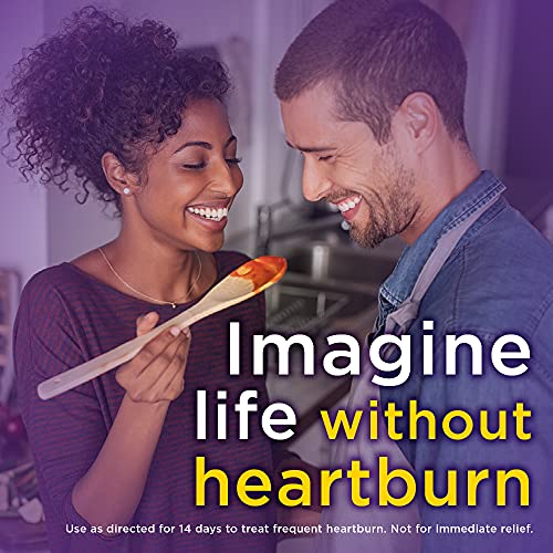 Amazon Basic Care Omeprazole Delayed Release Tablets 20 mg, Acid Reducer, Tre...