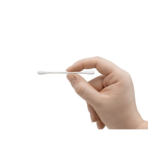 Amazon Basics Cotton Swabs, 500ct, Pack of 4 (Previously Solimo)
