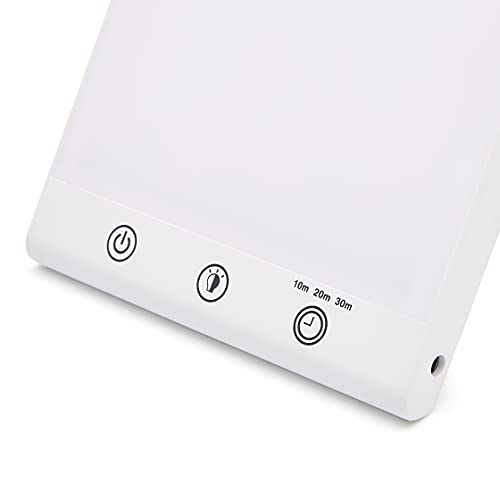 Amazon Basics Light Therapy Lamp, Full Spectrum LED Light, UV Free 10000 LUX,...