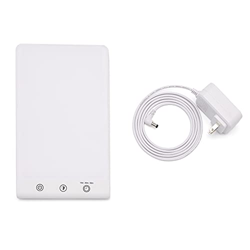 Amazon Basics Light Therapy Lamp, Full Spectrum LED Light, UV Free 10000 LUX,...