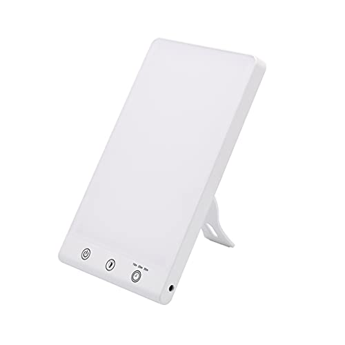 Amazon Basics Light Therapy Lamp, Full Spectrum LED Light, UV Free 10000 LUX,...