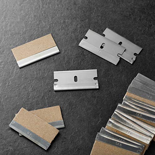 Amazon Basics Single Edge Razor Blades, Clam Shell, 100-Pack