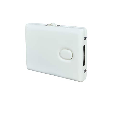 AmazonCommercial Portable Folding Massage Table with Carrying Case - Cream