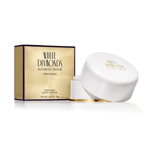 Body Powder for Women by Elizabeth Taylor, White Diamonds, Fragrance with Bod...