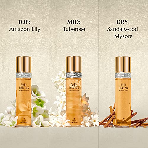 Body Powder for Women by Elizabeth Taylor, White Diamonds, Fragrance with Bod...