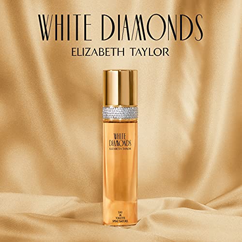 Body Powder for Women by Elizabeth Taylor, White Diamonds, Fragrance with Bod...