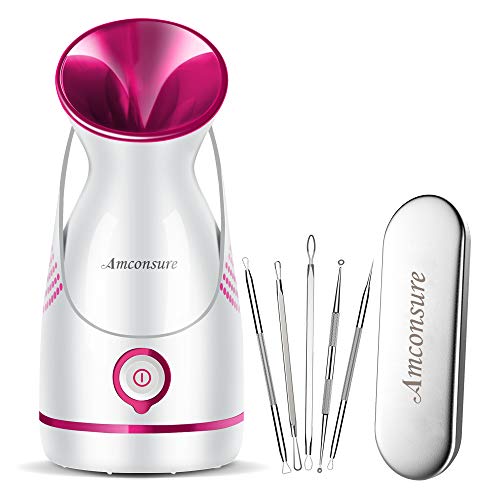 Amconsure Facial Steamer - Nano Ionic Facial Steamer Warm Mist Moisturizing F...