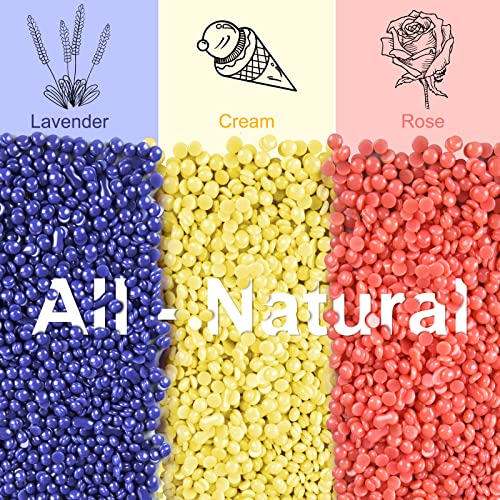 Waxing Kit, Amconsure Waxing Kit for Women Men Home Wax Warmer Hair Removal w...