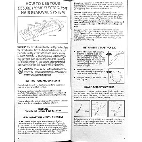American International Industries Clean + Easy Deluxe Electrolysis Home for C...
