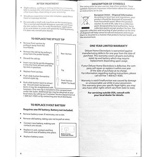 American International Industries Clean + Easy Deluxe Electrolysis Home for C...