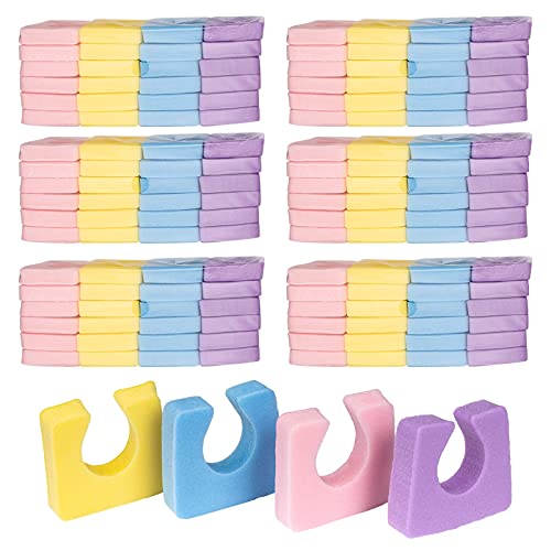 Americanails Onezeez Individual Toe Separators - Assorted Pastel Colors - Ext...