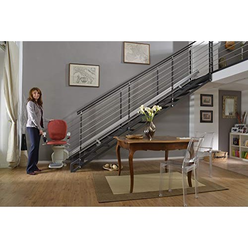 AmeriGlide Horizon Plus Stair Lift | 308 Pound Capacity | Self Installable (E...