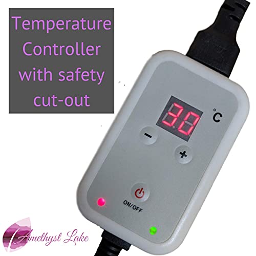 Amethyst Lake Hot Stones Massage Heater Bag Kit, 16 Basalt Hot Stone Warmer S...