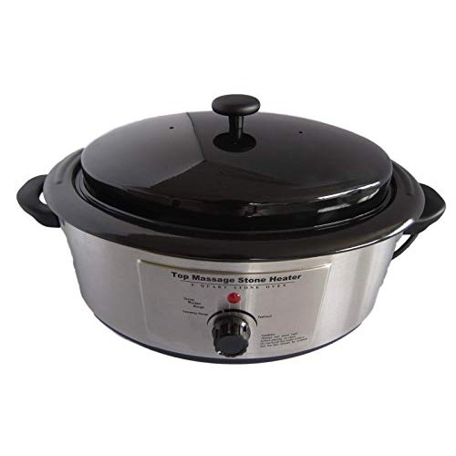 Amethyst Lake Hot Stones Massage Set With Warmer Pot - 36 Basalt Hot Stone 6 ...