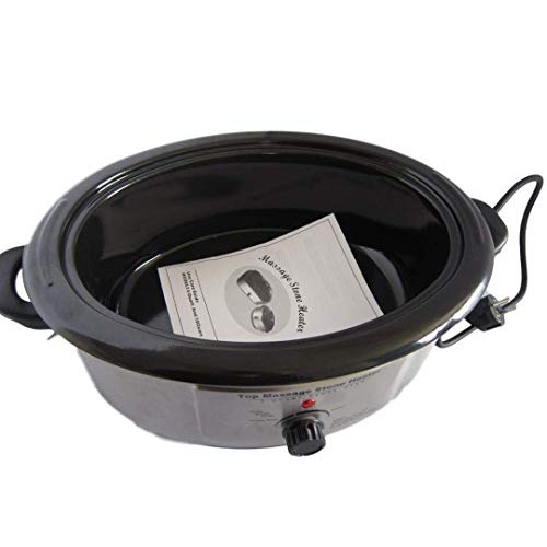 Amethyst Lake Hot Stones Massage Set With Warmer Pot - 36 Basalt Hot Stone 6 ...