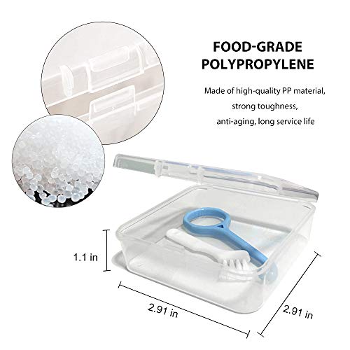 AMHDV Orthodontic Retainer Case with Aligner Removal Tool Mouth Guard Box Den...