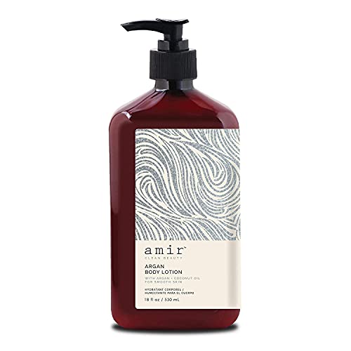 Amir Clean Beauty Argan Body Lotion, 18 fl oz