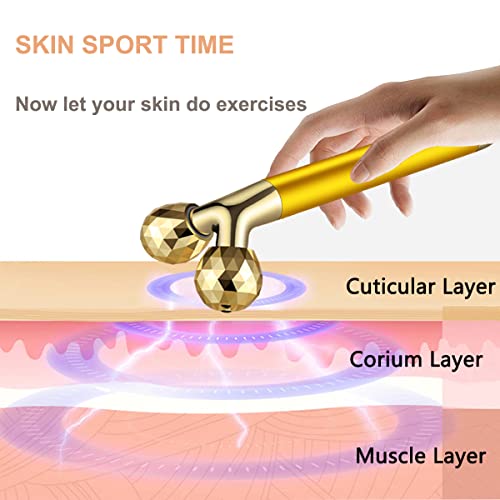 2 in 1 Electric Face Massager Roller Kit Arm Eye Nose Massage Tool, Electric ...