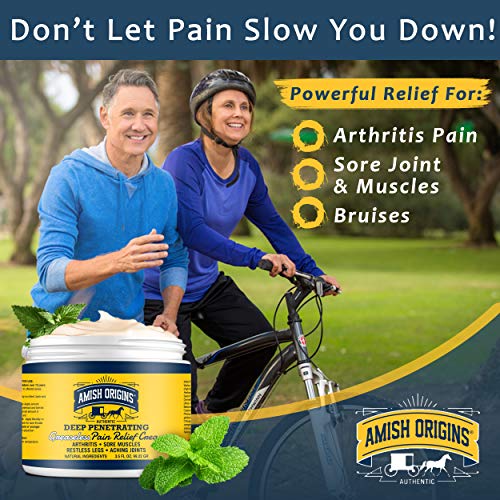 Arthritis Pain Relief Cream 7oz,(Greaseless) Instant Relief, Maximum Strength...