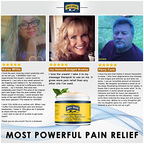 Arthritis Pain Relief Cream 7oz,(Greaseless) Instant Relief, Maximum Strength...
