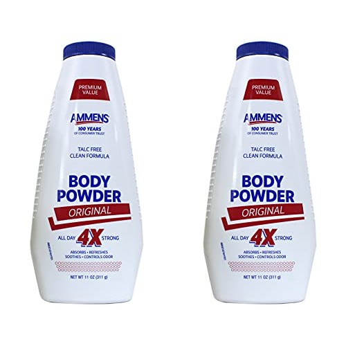 Ammens Medicated Powder-Original-11 oz, 2 pk