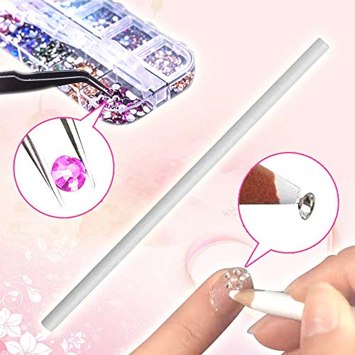 5 Boxes Nail Art Rhinestones Gold Silver Metal Nail Art Studs Rivets Nail Cry...