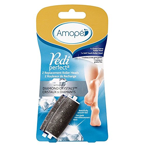 Amop? Pedi Perfect Electronic Foot File Mixed Refills, 2 Count, Regular & Ext...