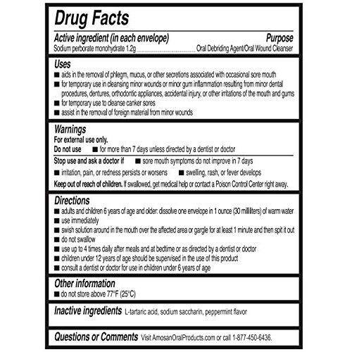 Amosan Oral Wound Cleanser