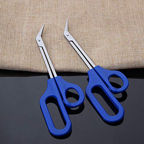 Amosfun toenail scissors toe nail clippers for thick toenails long handled-To...