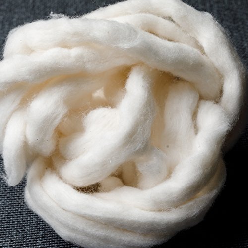 Japanese Organic Cotton Sliver 13 Feets 100% Organic Unbleached [Made in Japa...
