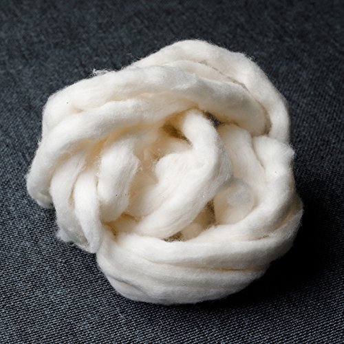 Japanese Organic Cotton Sliver 13 Feets 100% Organic Unbleached [Made in Japa...