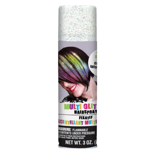 Amscan Glitter Hair Spray 3oz Multicolor
