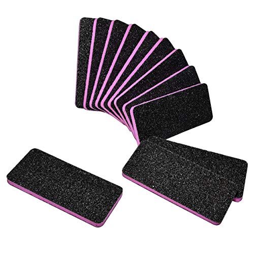 New AMT 12 PCS Pedicure Foot File Grit 60/60, Black Callus Remover File, Nail...