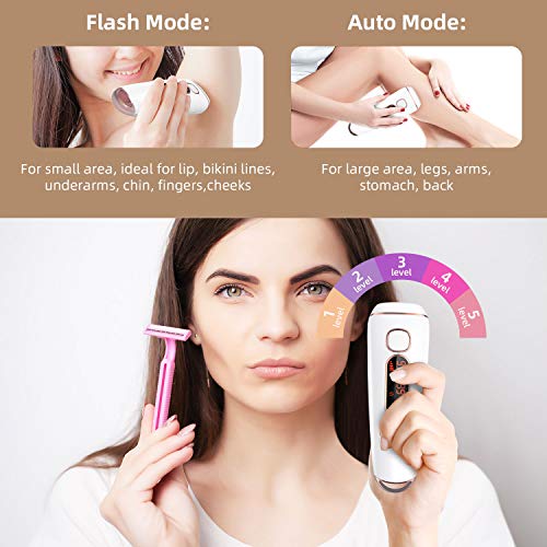 Hair Removal for Women and Man hair removal UPGRADE to 999,999 Permanent Flas...