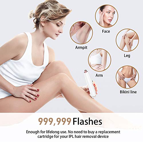 Hair Removal for Women and Man hair removal UPGRADE to 999,999 Permanent Flas...