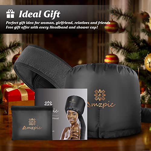 Bonnet Hood Hair Dryer Attachment - Soft, Adjustable Extra Large Bonnet Hair ...