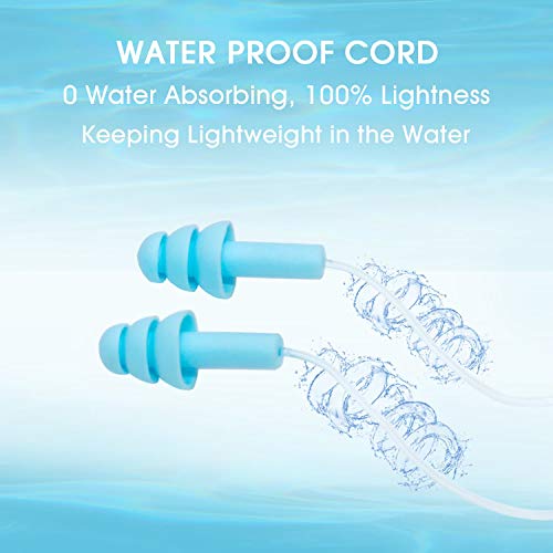 ANBOW Ear Plugs for Sleeping Noise Cancelling. Reusable Silicone Earplugs. Cu...