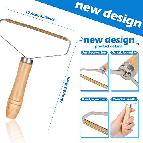 Manual Clothes Fuzz Shaver, Portable Lint Remover, Sweater Clean Tool, Double...