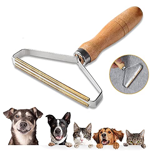 Manual Clothes Fuzz Shaver, Portable Lint Remover, Sweater Clean Tool, Double...